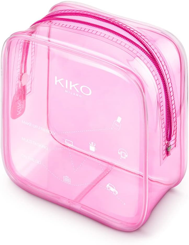 KIKO Milano Mini Pochette | Mini Transparent Beauty Bag, Pink image number 1