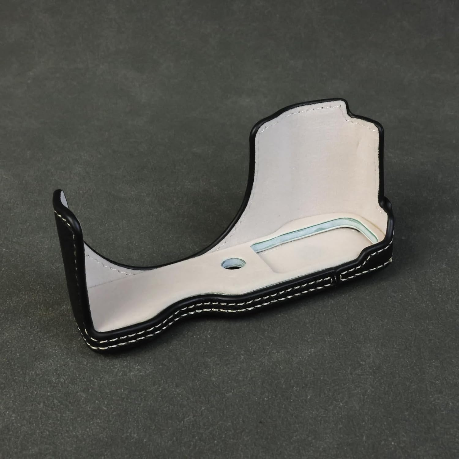 Aisnyho Camera Case for Panasonic Lumix DC-TZ99,PU Leather Protective Cover Detachable Carrying Case Bag with Adjustable Shoulder Strap, Black, PU Protective Case - White image number 7