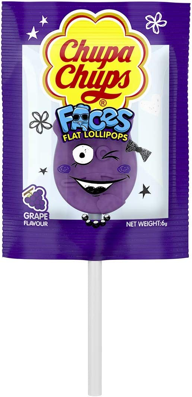 Chupa Chups Faces Lollipops Bag, 210 G (35-Pieces) image number 6
