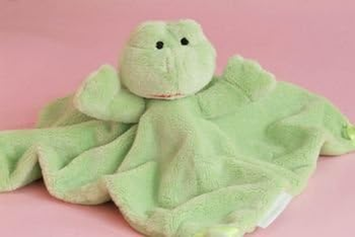 Save Our Sleep Fizzie Frog Lovie Comforter, Green