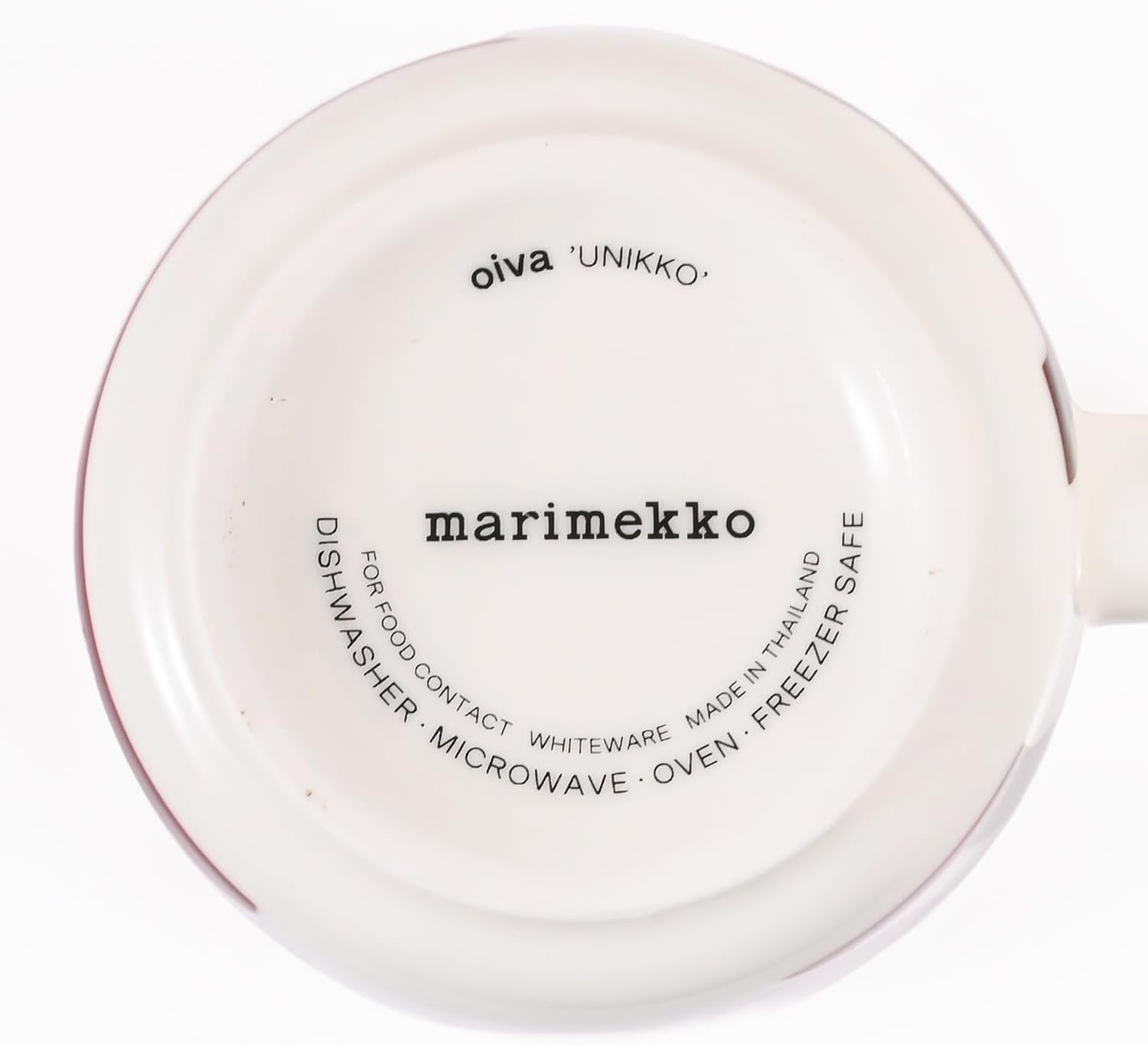 Marimekko Mug Cup 8.5 Fl Oz (250 Ml) 2025 Winter Unico Burgundy Red 75646 075646 133 Western Dinnerware Nordic Design