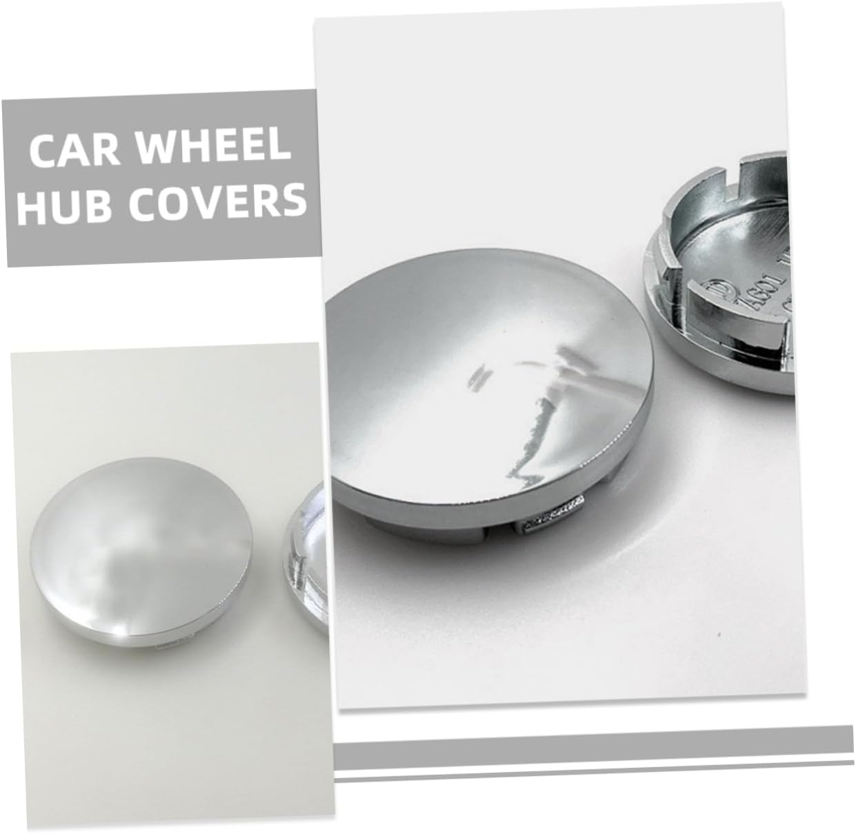 Anneome 4Pcs Tire Hub Covers for Automotive Wheels Stylish and Easy to Install Wheel Hub Caps Compact Tire Accessories for Car Exterior Protection and Replacement image number 2