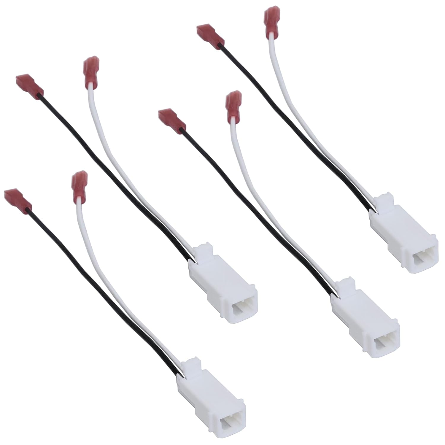 4PCS 72-7902 Car Speaker Wiring Harness Compatible with Dart Journey RAM 1500-5500 Avenger Caliber Challenger Charger Magnum Grand Caravan image number 1
