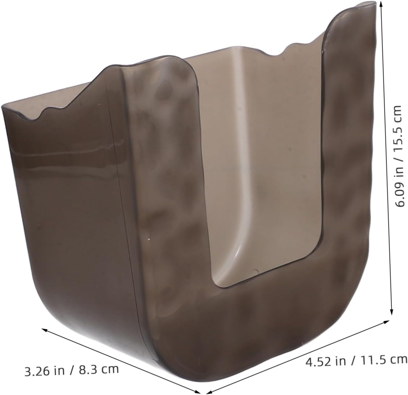 2Pcs Wall Mounted Tissue Box Wipe Storage Case Bathroom Toilet Tissue Holder Wall Hanging image number 1