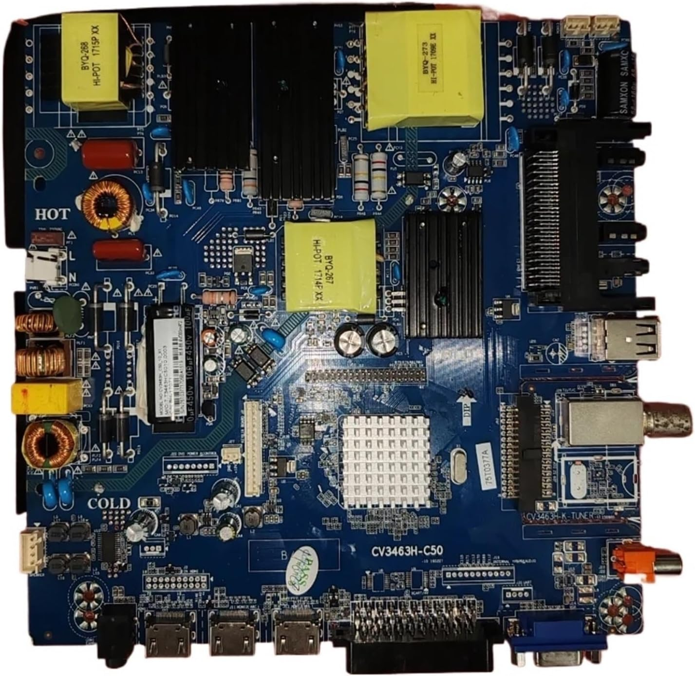 Replacement TV CV3463H-C50 3-In-1 TV with Motherboard LED Constant Current 89V 600MA TV Replacement Parts image number 2