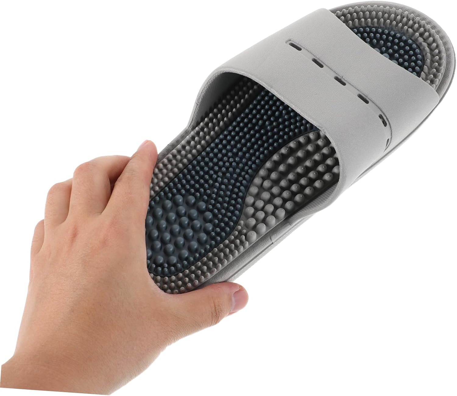 Minkissy Foot Massage Slippers Men Spa Shower Shoes Breathable Bathroom Sandals for Hotel Salon Home Use image number 4