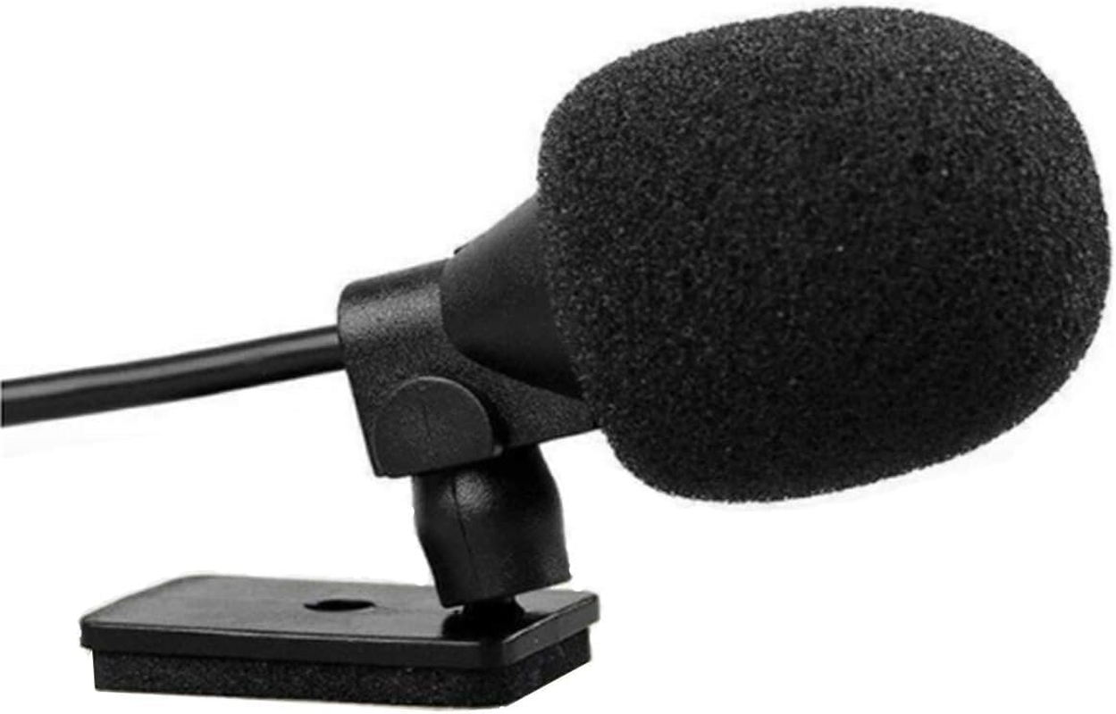 Mijradge 2.5Mm Microphone Assembly Mic for Car Vehicle Head Unit GPS DVD Audio Stereo Radio Receiver Portable External Microphone with 3M Plug and Play Cable Compatible with Pioneer image number 1
