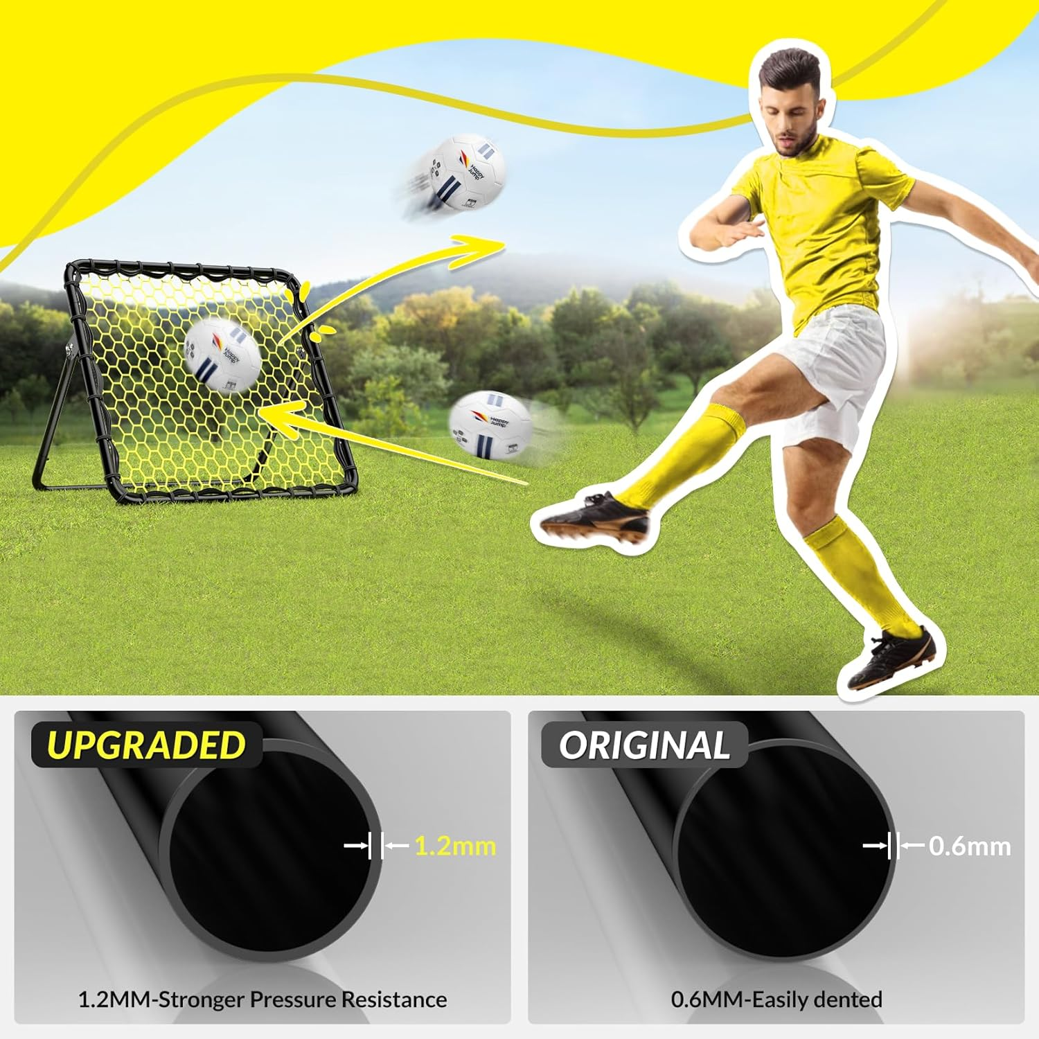 Happy Jump Portable Soccer Rebounder Net for Soccer Training Practice image number 2