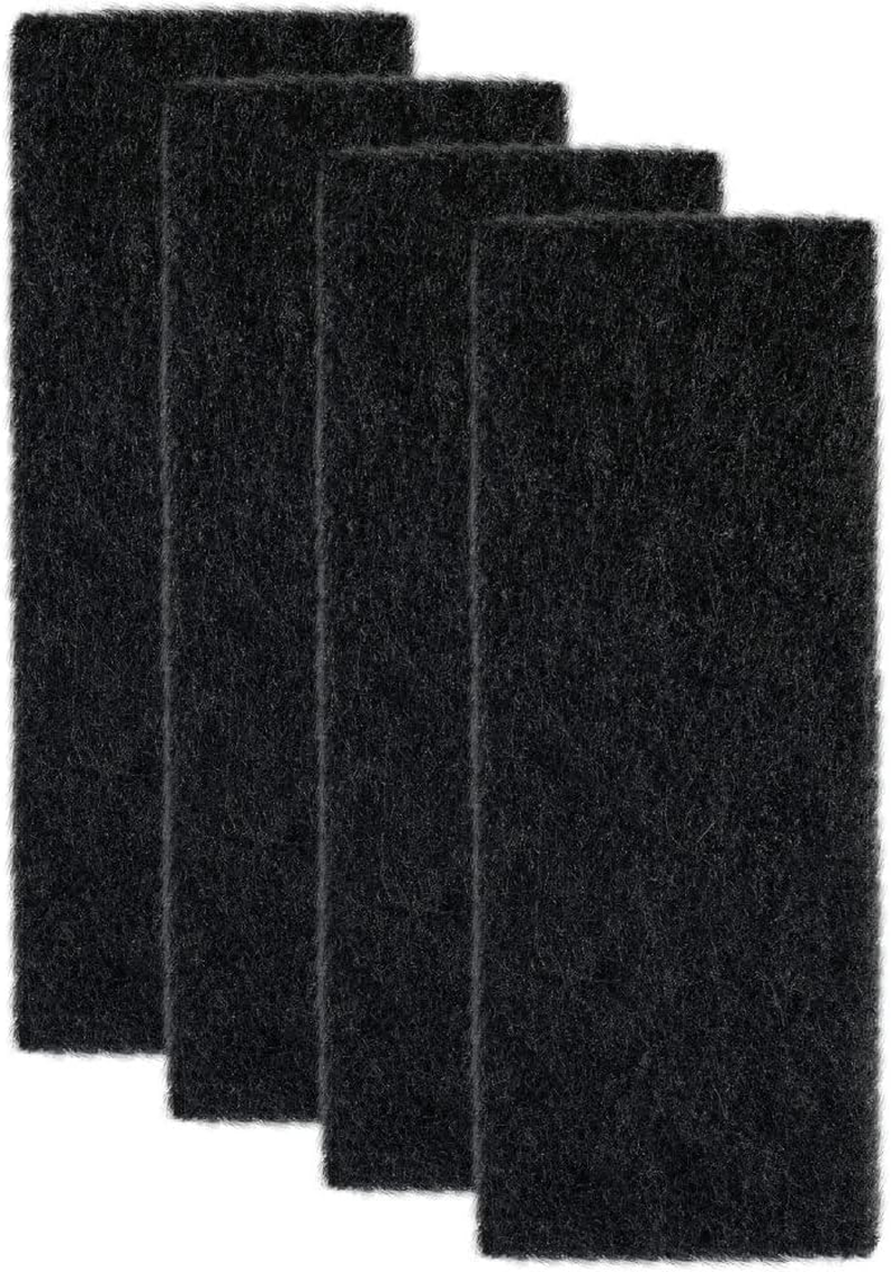 B4C Activated Carbon Filter for Cat Litter Tray, Pack of 4 Replacement Filters for Cat Litter Tray with Lid, Black Filter, Cat Litter Tray Odour Stopper, Easy Installation, Keeps More Freshness And image number 3