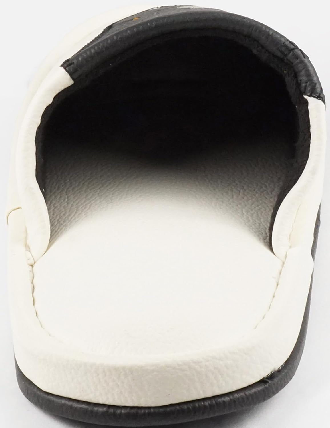 Basic Standard Toilet Slippers, Washable, Faux Leather, Slippers, Stylish, Monotone, Cat, White image number 5