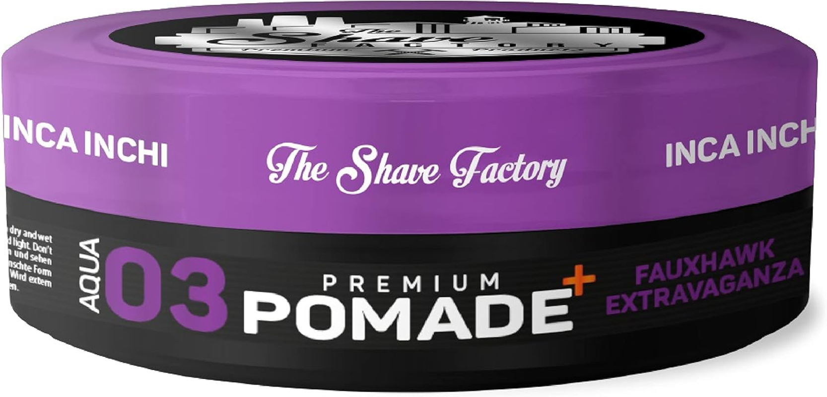 The Shave Factory 03 Fauxhawk Extravaganza Premium Pomade with Inca Inchi 150 Ml image number 4