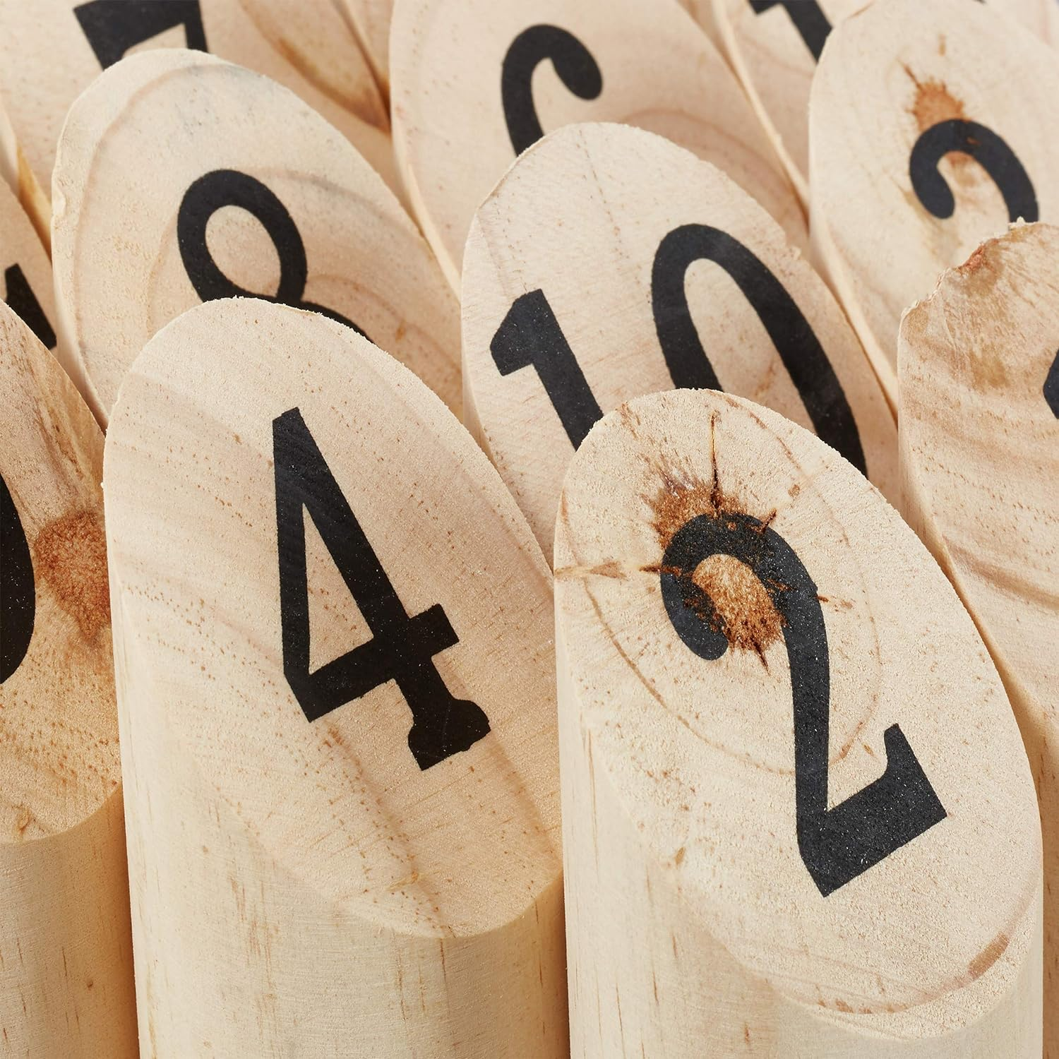 Relaxdays Kubb Viking Game, Finnish Tossing Game, Natural Wood, Outdoor Game, Adults & Children image number 2