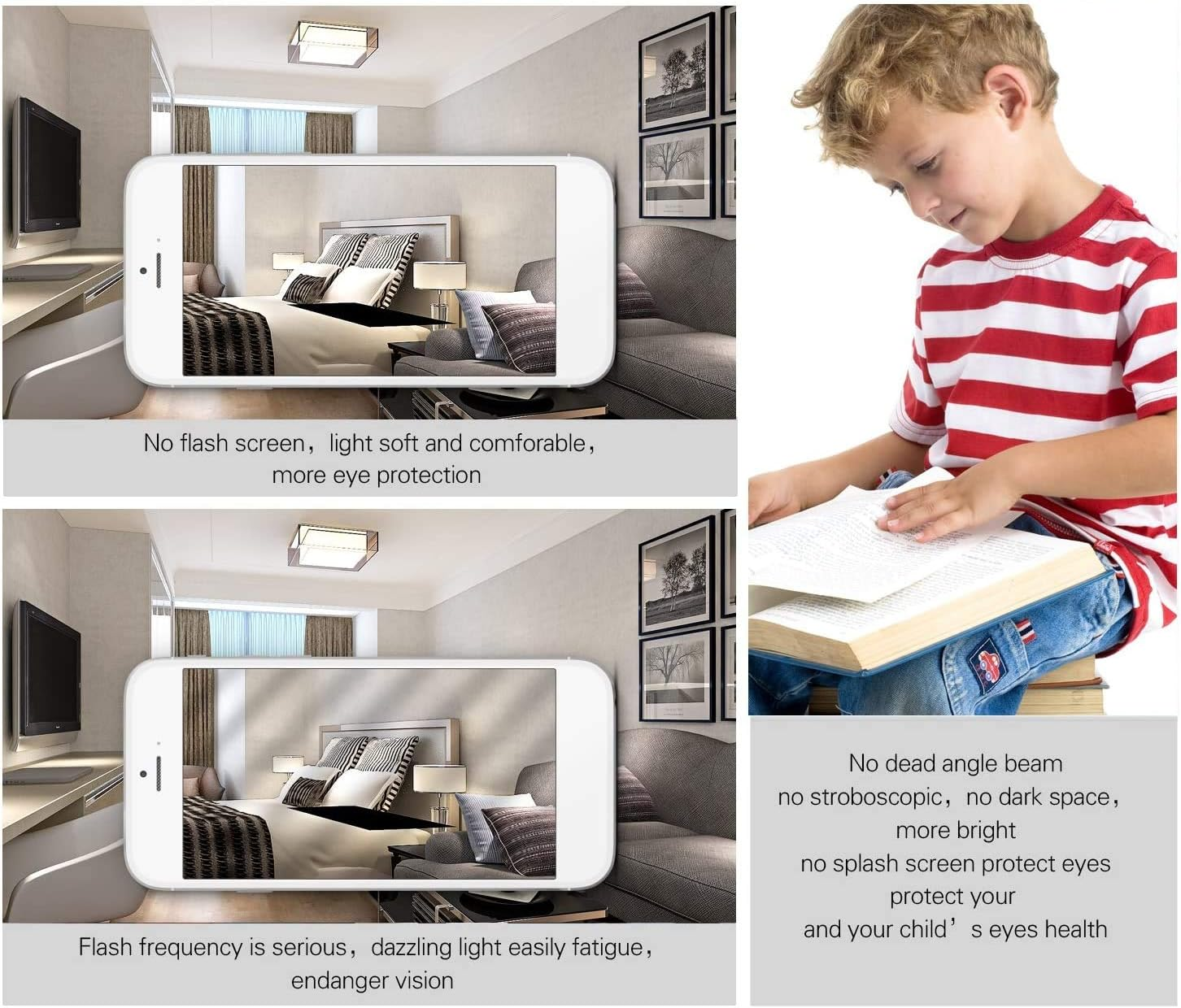 SAUGLAE 15W LED Light Bulbs, 120W Incandescent Bulbs Equivalent, 4000K Natural White, 1700Lm, E27 Large Edison Screw LED Lights, Pack of 3