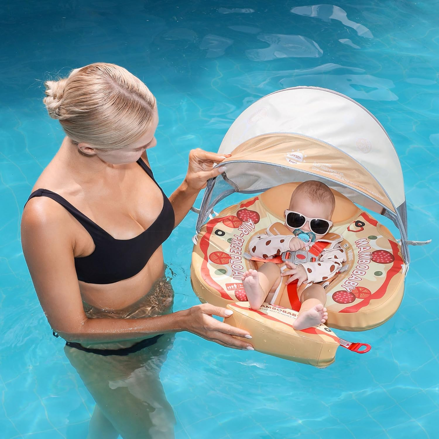 Upgrade Mambobaby Float for Infant Waist Swimming Ring Swim Trainer Life Vest Non-Inflatable Floats Toys with Adjustable Safety Strap image number 6