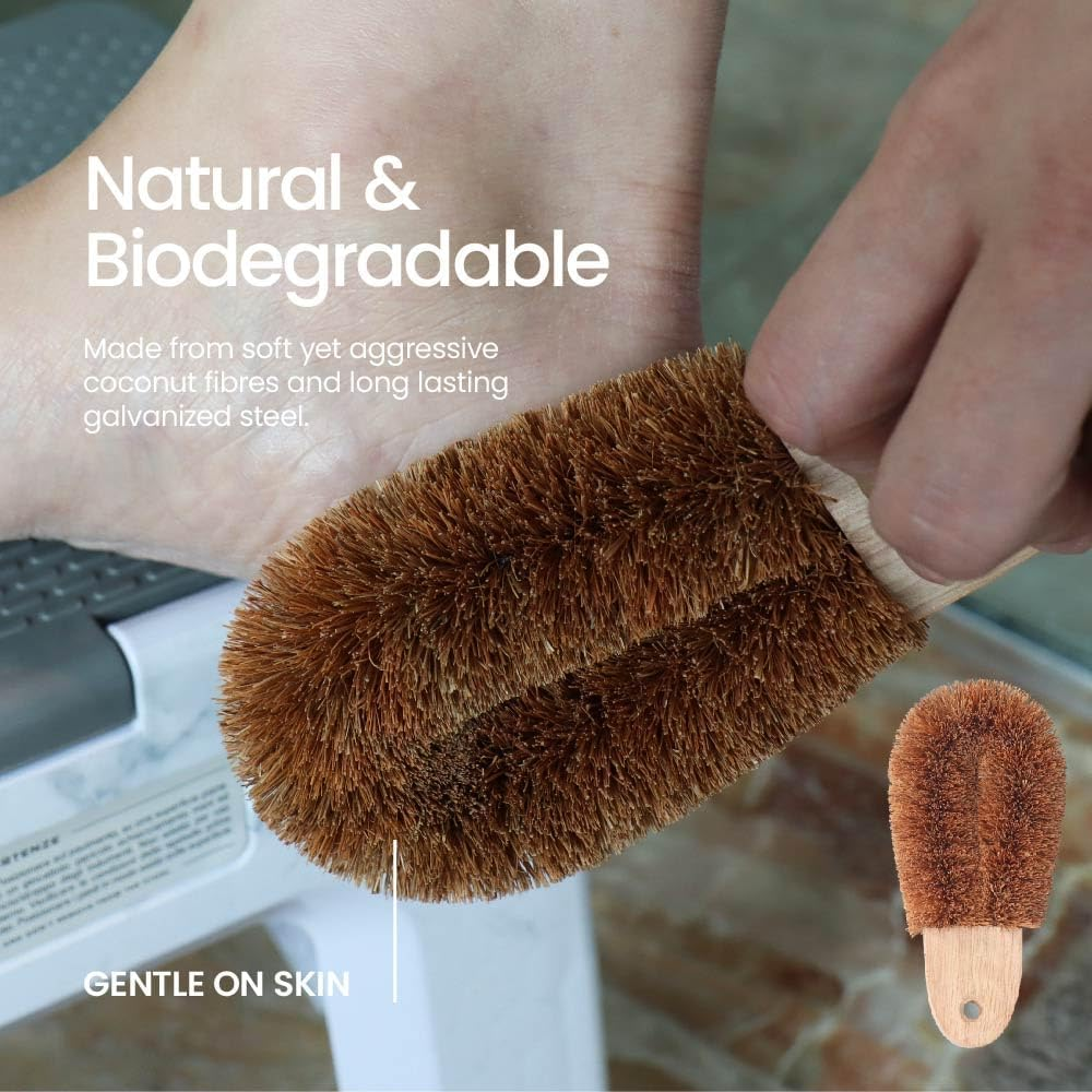 Eco Basics Natural plus Foot Brush image number 2