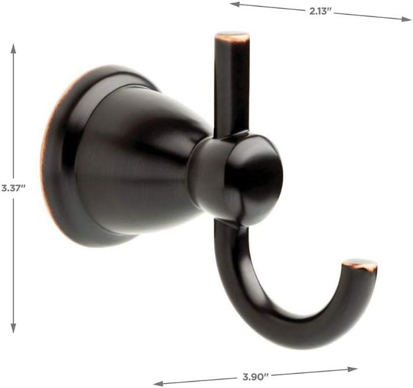 Franklin Brass Kinla 5-Piece Bath Hardware Towel Bar Accessory Set, Oil Rubbed Bronze - Satin Nickel image number 5