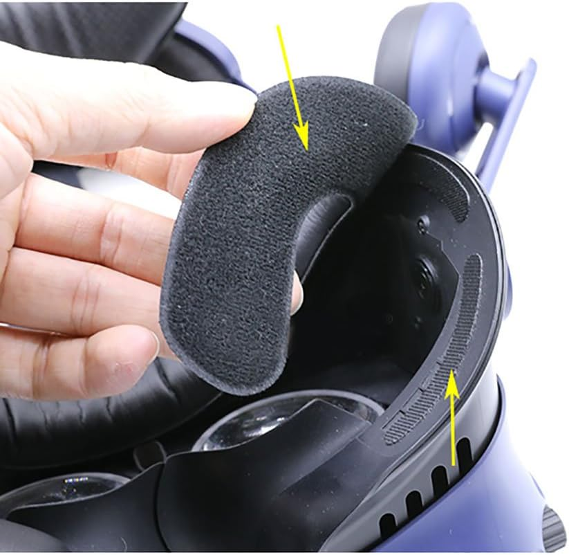 Tambee Vive PRO Face Foam Replacement for HTC Vive PRO VR PU Leather Cover Face Pad (Face Foam 2PC)