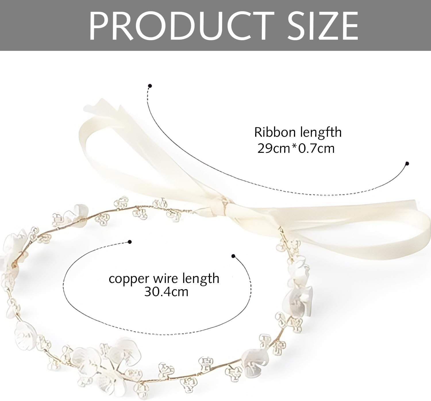 Ezranova Pack of 2 Flower Wreath Hair Children, Flower Hair Accessories Girls, Wedding Flowers Hair Wreath, Headband Girls for Wedding, Birthday, Party image number 5