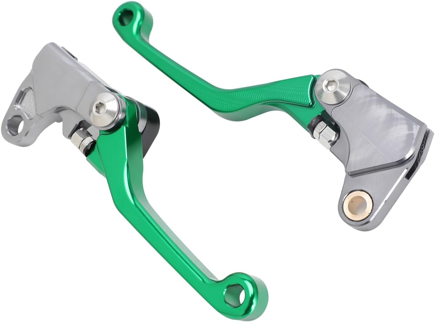 KLX110 KLX 110 Brake Clutch Lever for KLX110L 2010-2024 Dirt Pit Bike,Cnc Foldable Pivot,Collision Rebound,Green