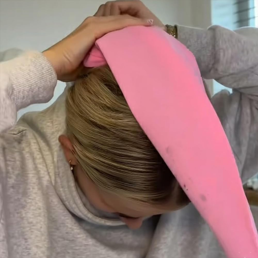 Liyquint 1 Pcs Waterproof Hair Sleeve & Adjustable Ponytail Shower Cap, Reusable Swim Cap to Protect Hairstyles for Long Hair, Quick Root Refresh, Keep Hair Dry in Bath Shower Swimming Pool Travel (Black) image number 1