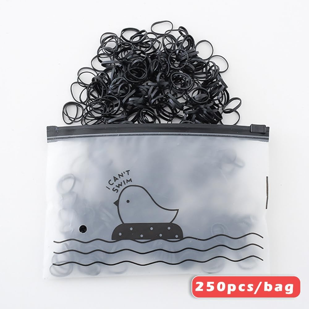 Hair Rubber Bands, 1000 Pcs Elastic Hair Ties Colorful Hair Ties for Baby Kids Girls Hair Elastics Ties for Thin or Thick Hair with 2 Pcs Combs, Multi Color image number 3