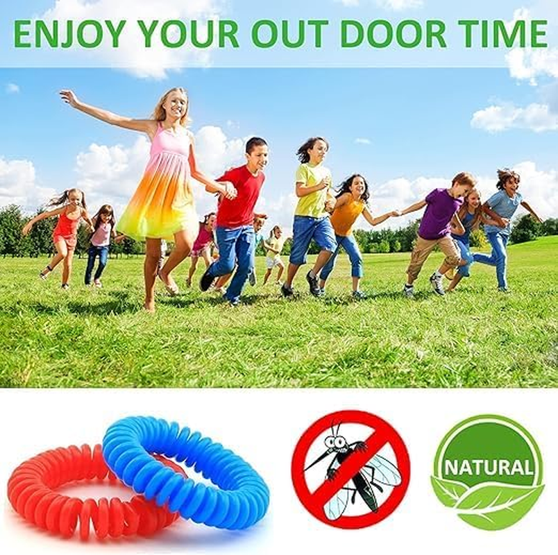 21 Pack Mosquito Repellent Bracelets, Individually Wrapped Repellent Wristbands, DEET Free, Natural and Waterproof Band image number 3