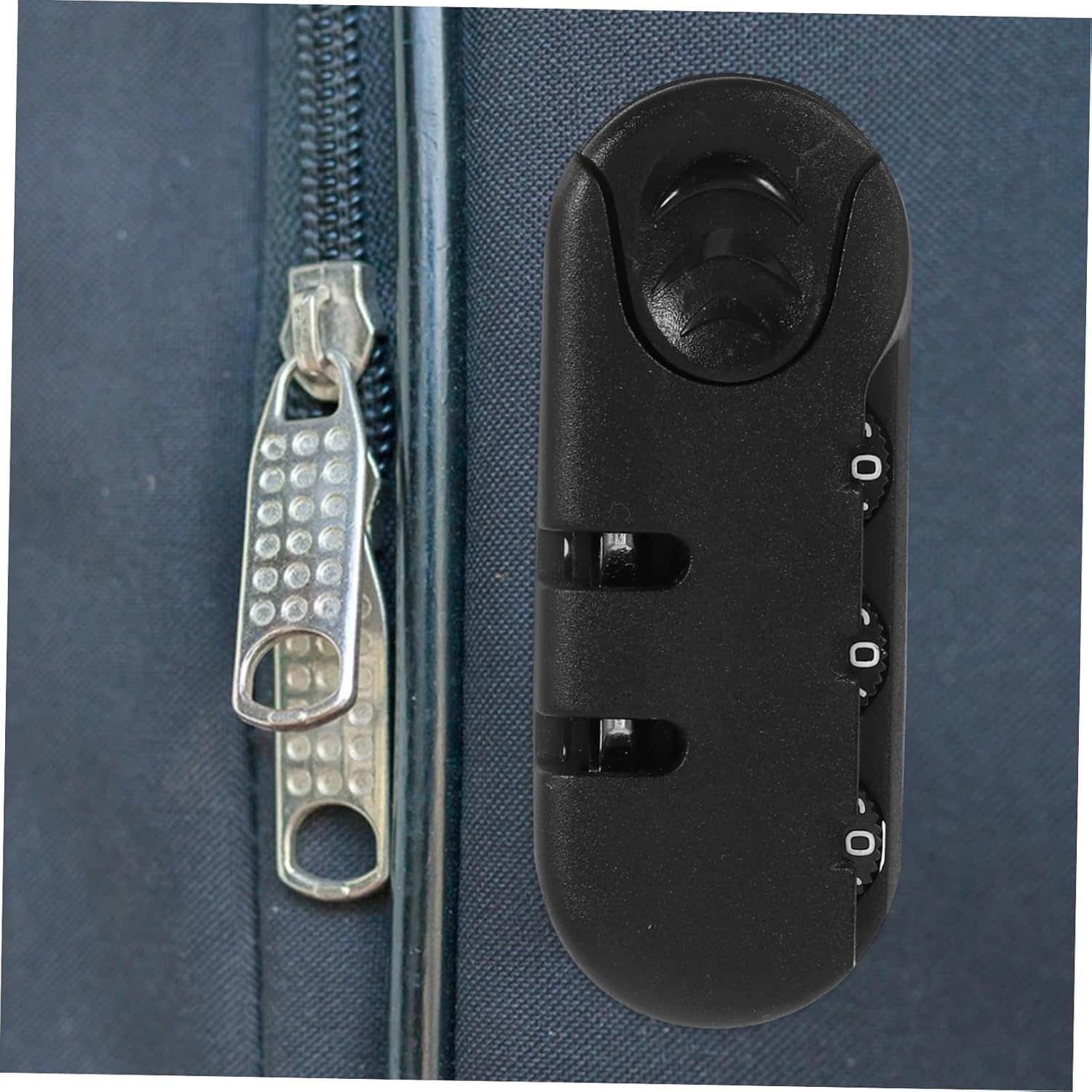 LIFKOME 3Pcs anti Theft Luggage Lock 3 Digit Combination Password Suitcase Padlock Backpack Zipper Security Lock for Travel Bags Thumb Operation image number 1