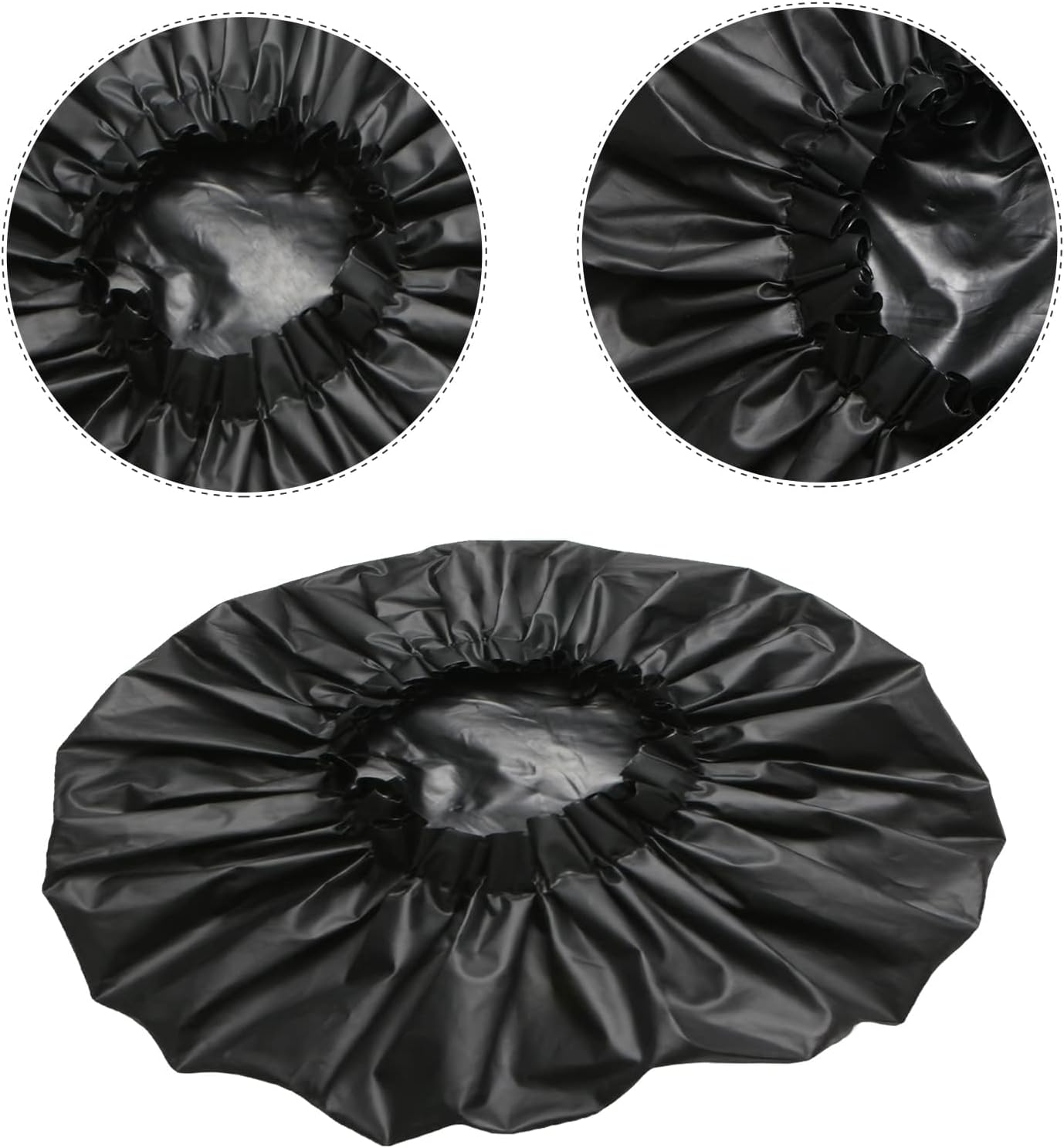 FIENSYDL Extra Large Shower Cap, Jumbo Adjustable, Reusable Shower Caps for Dreadlocks, Waterproof Bath Cap for Women, Girls, Braids, Long Hair, SPA image number 1