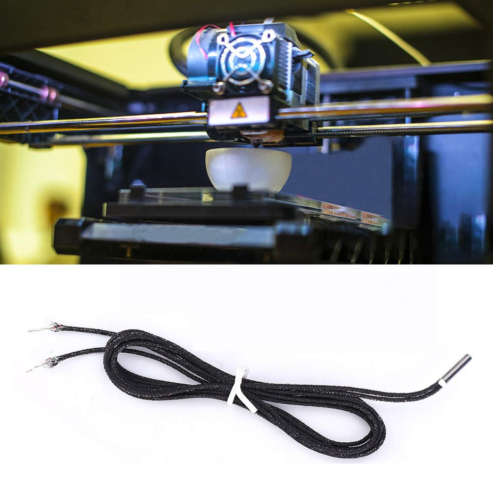 High Temperature PT1000-550BW PT100 Temperature Probe Resistor 3D Printer Platinum Thermal Sensor Convenient Connection