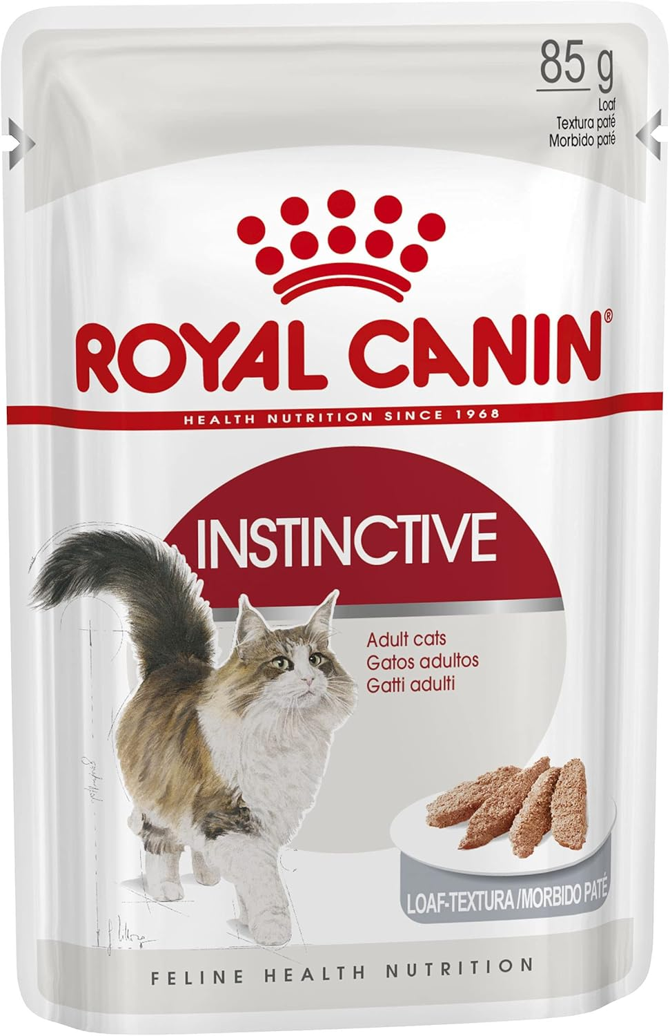 Royal Canin Instinctive Loaf Adult Pouches Wet Cat Food 85 GMS 12 Pack image number 3