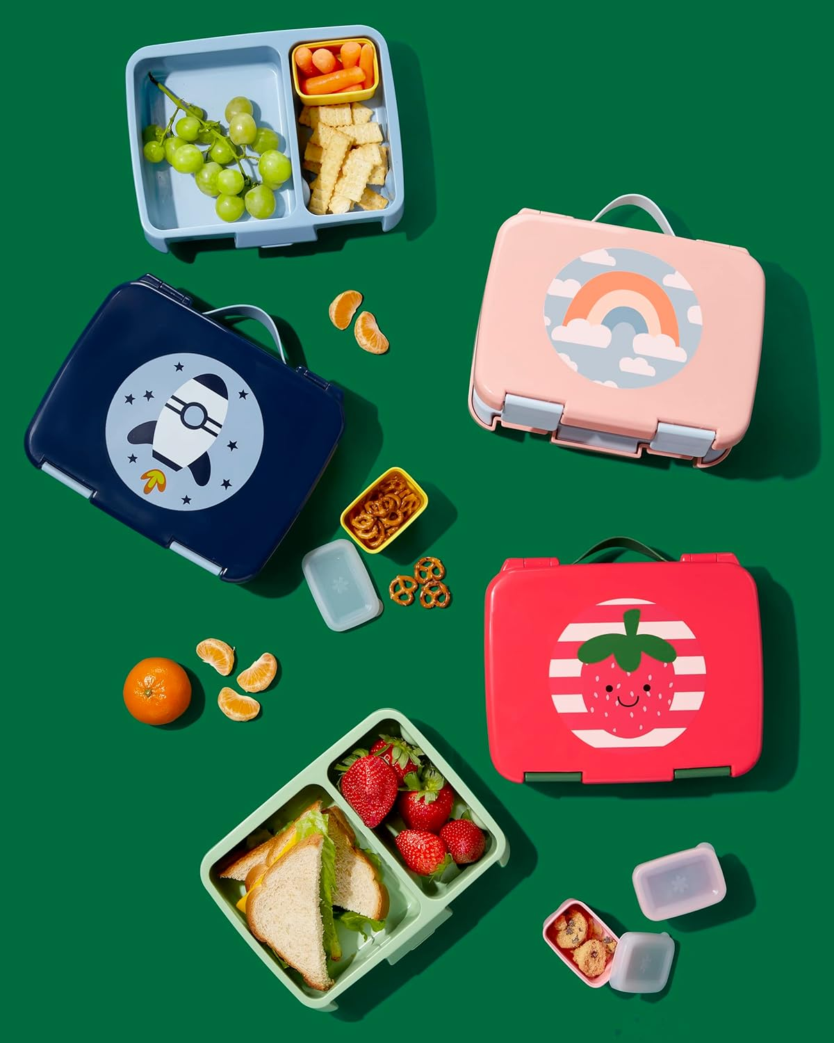 Skip Hop Spark Style Bento Box - Strawberry - Soccer image number 6