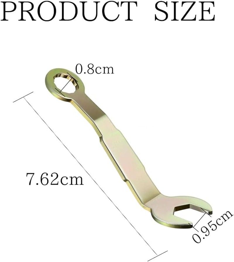 2Pcs 3 Inch Length Pocket Door Wrench, Closet Door Pivot Adjustment Wrench,Pocket Door Adjustment Tool,3/8 Opening Adjustment Wrench image number 6