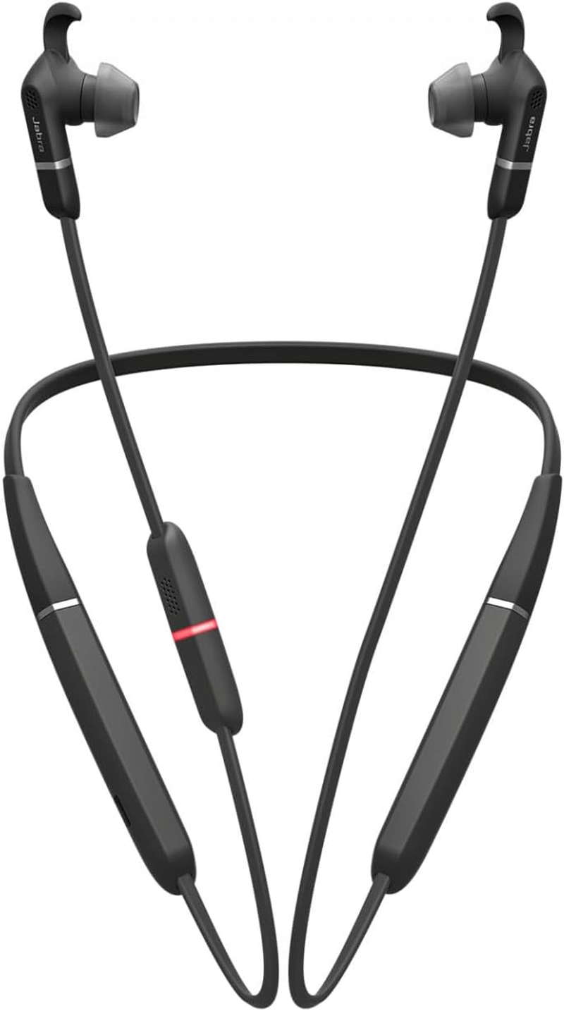 Jabra Evolve 65E MS & Link 370 Bluetooth Headphones, Black image number 5