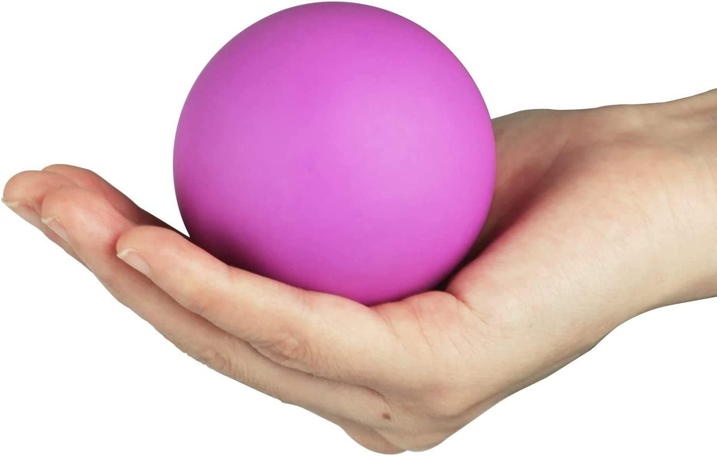 Massage Lacrosse Ball for Myofascial Release, Foot, Back, Trigger Point Treatment Ball, Muscle Knot, Yoga Therapy (Purple) image number 1