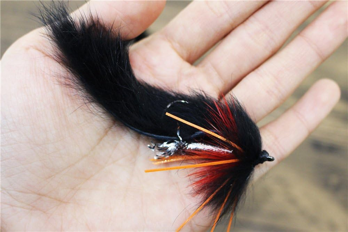 Tigofly 12 Colors Straight Cut Rabbit Zonker Strips 5MM Width Genuine Hare Hair Fur Streamers Fly Tying Materials image number 2