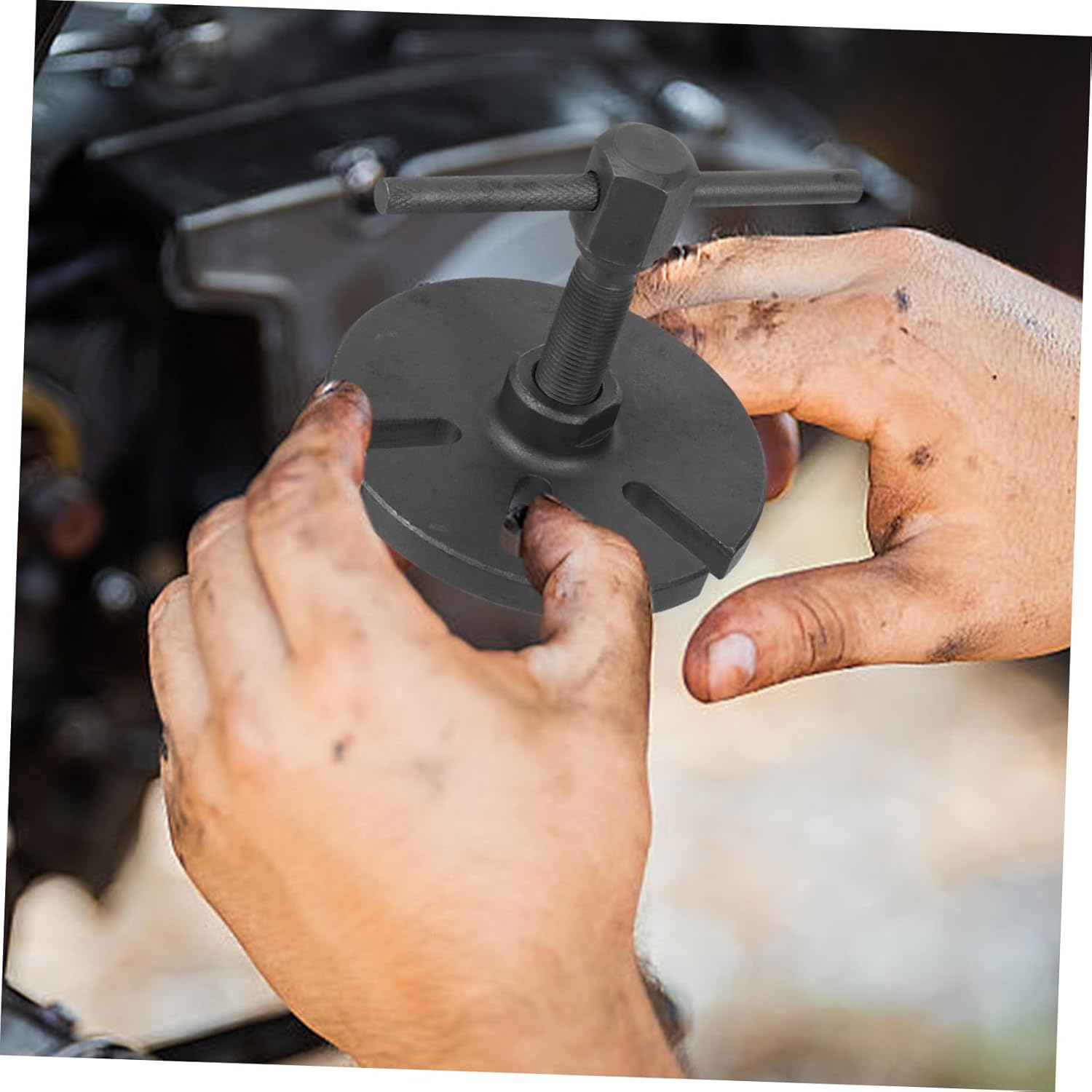 BELLIFFY Motorcycle Flywheel Puller Tool Kit Heavy-Duty Engine Repair Tool for ATV Dirt Bike and Scooter Mechanics image number 1