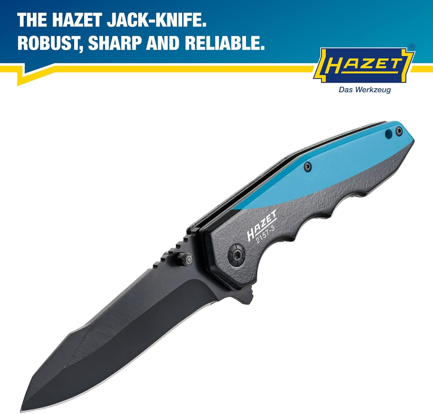 Hazet 2157-3 Jack Knife, 201 Mm Length image number 1