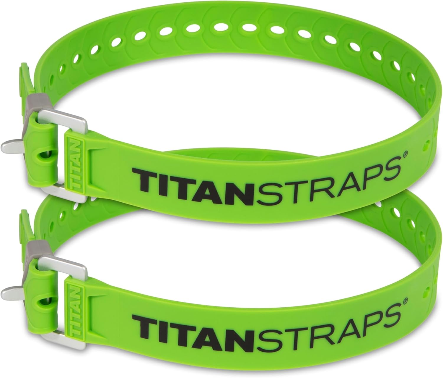 Titan Industrial Straps &ndash; Safety Strap Set to Secure Splits, Cargo Bikes, Garden Hoses, Wood Working Projects &ndash; 70 Lb. Working Load, 30" Length, Fluoro Blue, 4-Pack