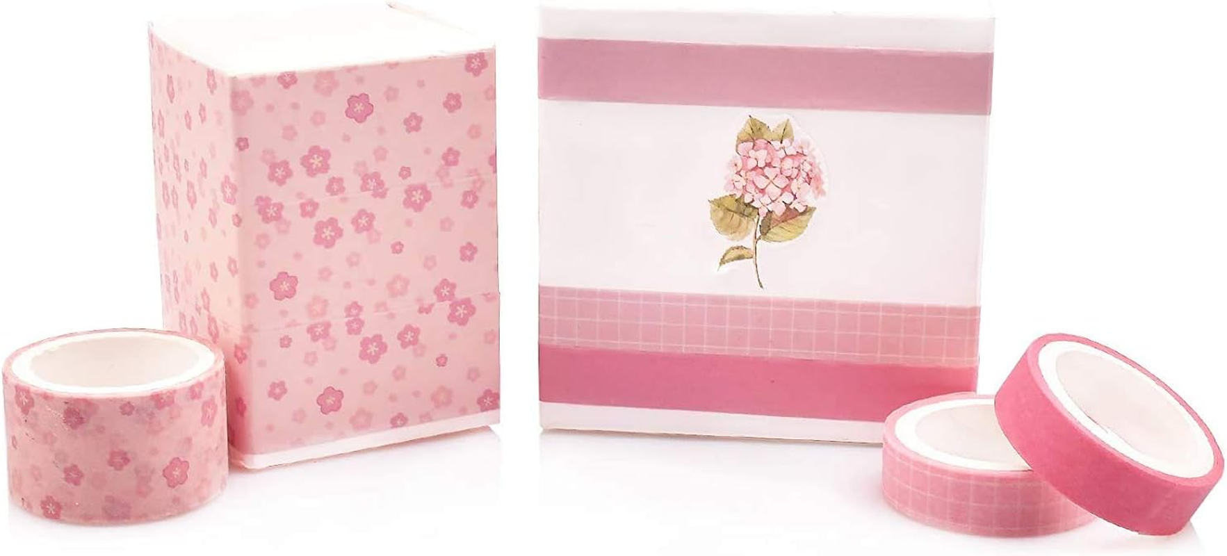 YUBX Washi Tape Set Decorative Tape for DIY Crafts, Bullet Journals, Planners, Scrapbooking, Wrapping (Cherry Party) image number 4