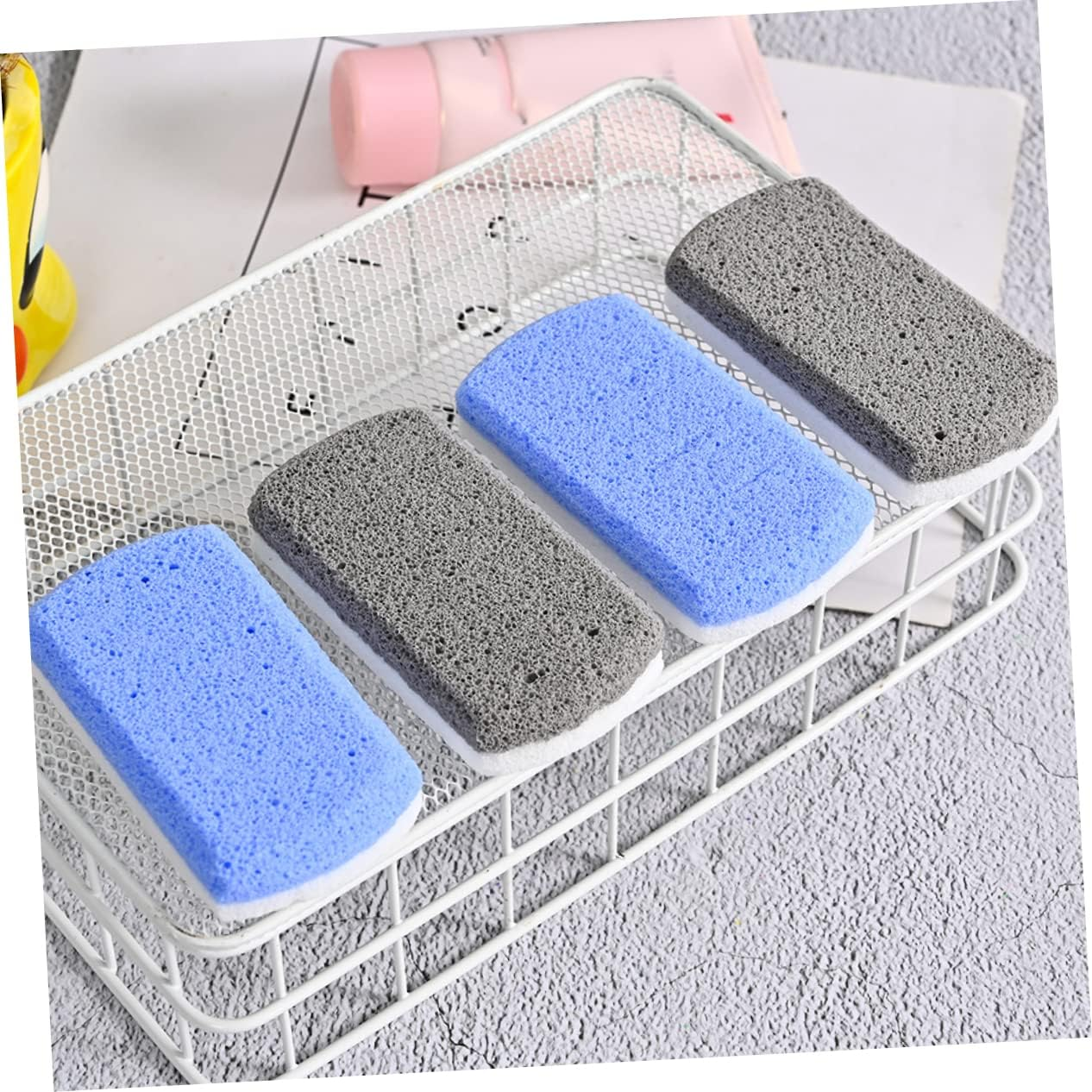 NULYLU 2Pcs Foot Scrubbers for Dead Skin Removal Multi-Functional Exfoliating Tools for Smooth Feet Professional Pedicure Supplies and Reusable and Design image number 3