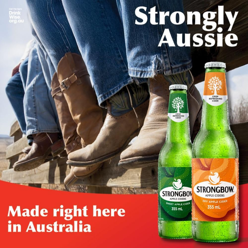 Strongbow Dry Apple Cider Bottle 355 Ml 4 X 6 Pack image number 5