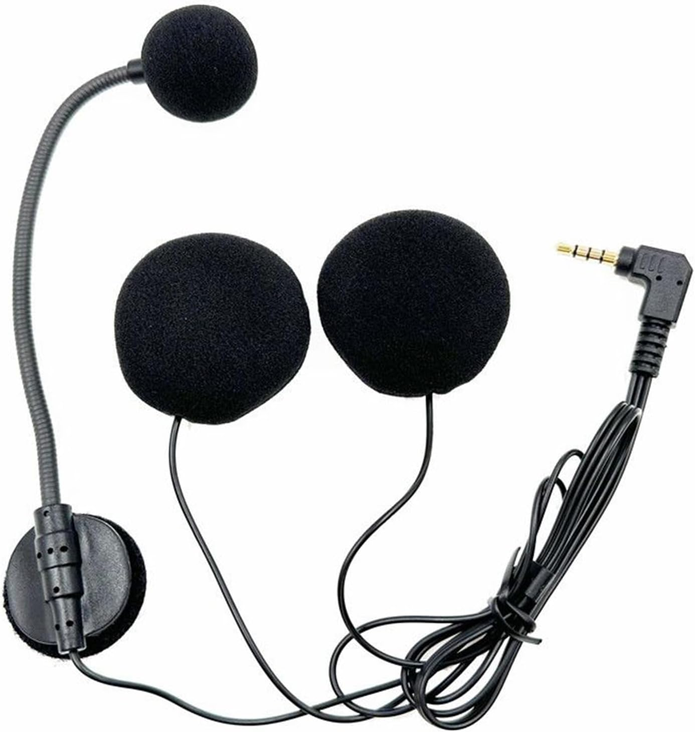 Wesleyyy Motorcycle Helmet Headset - Motorcycle Headphone - High-Definition Audio Earbuds for Communication System Powersports Touring Street Riding Dirtbike Racing Snowmobile image number 3