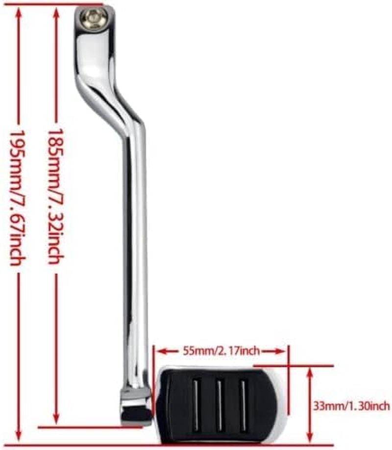 WOWTK Toe Shift Pegs,Front Levers W/Shifter Pegs for Harley 1986-2017 FL Softail, 1988-2023 Touring Road King Road Glide Street Glide Electra Glide and 2008-Later Trike Models image number 2
