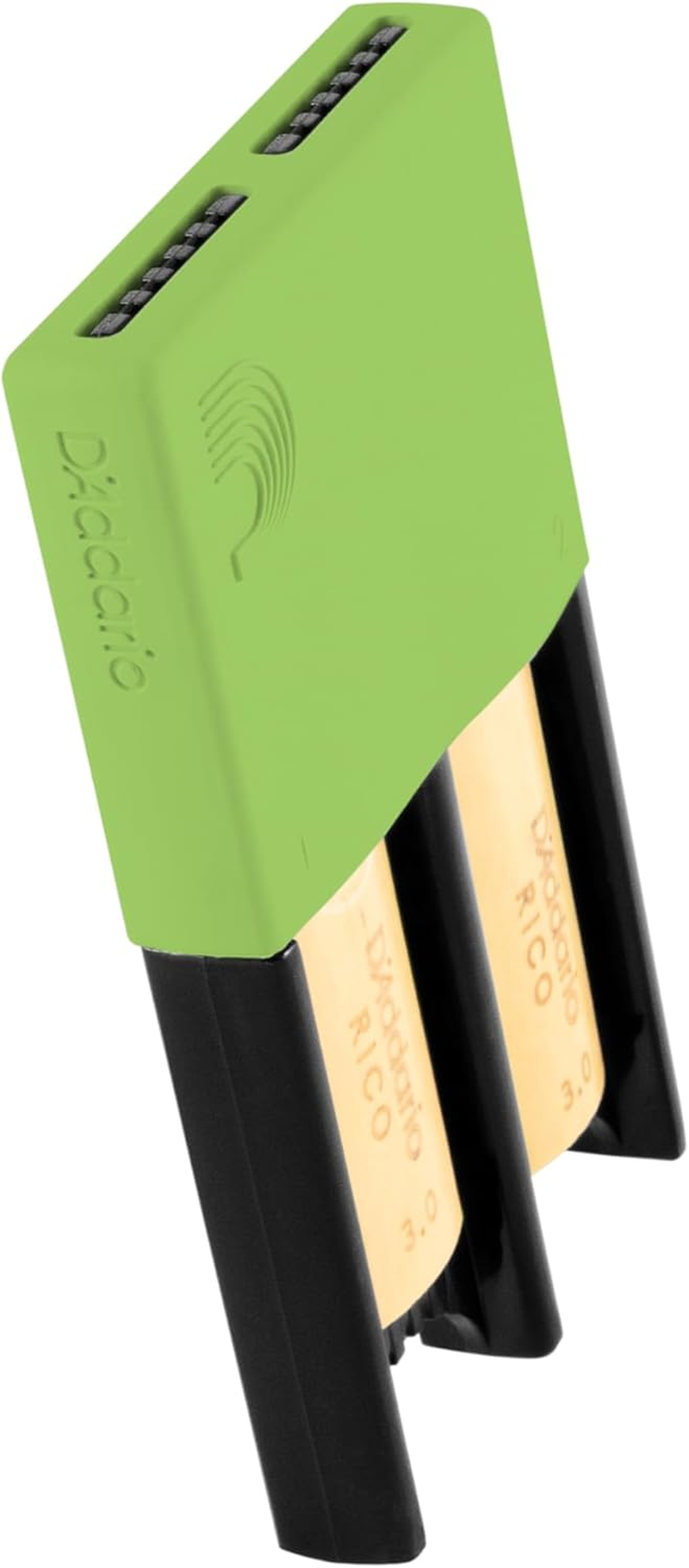 D'Addario Woodwinds Reed Guard for Bb Clarinet and Alto Saxophone, Green - Green image number 2