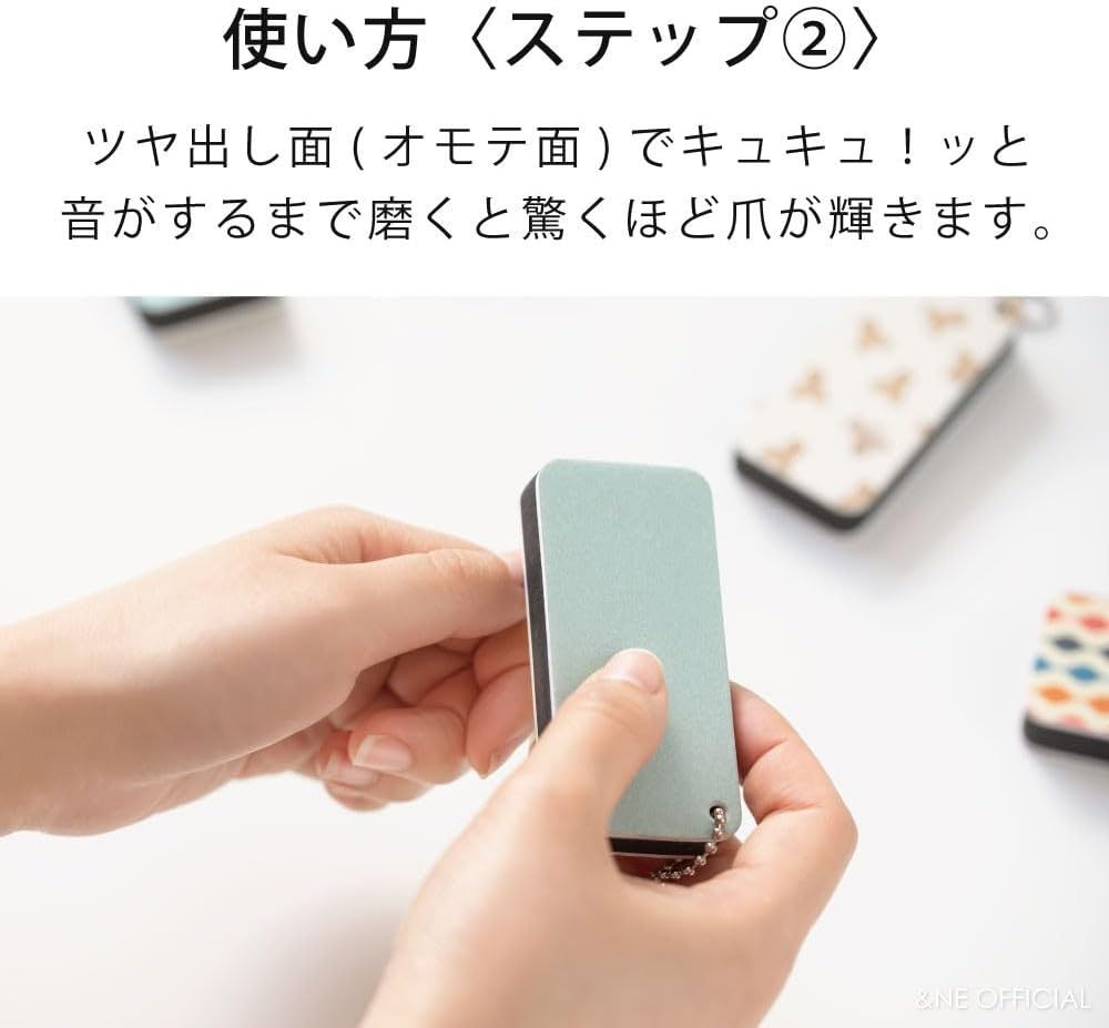 &NE NAR-227-FI-3P Nail Polish Kyupika Fiore Width 1.5 X Depth 3.1 X Height 0.5 Inches (3.7 X 8 X 1.4 Cm) Nail File Nail File Nail Polish Nail Polish Nail Buffer Shiner Care Polish Korean Cosmetics 3 image number 2