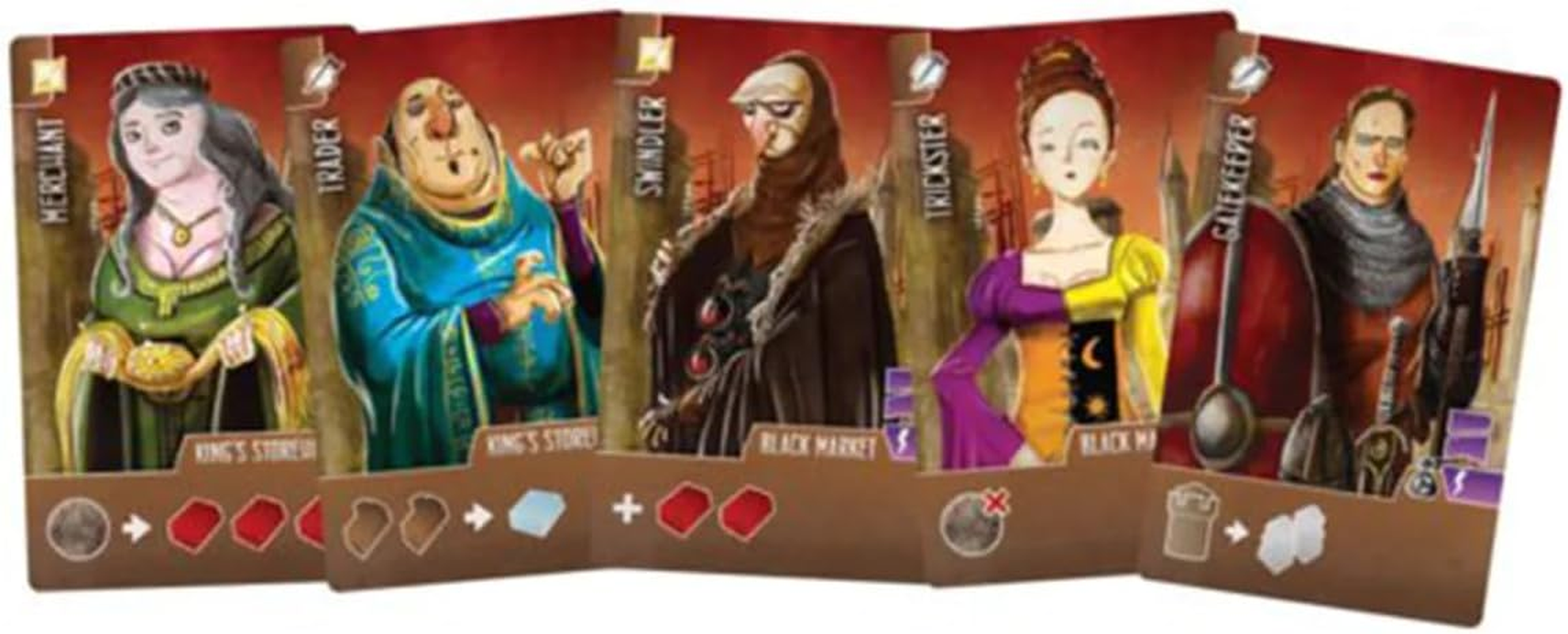 Meeple Architects of the West Kingdom 1-5 Players 60-80 Min Age: 12+ image number 3