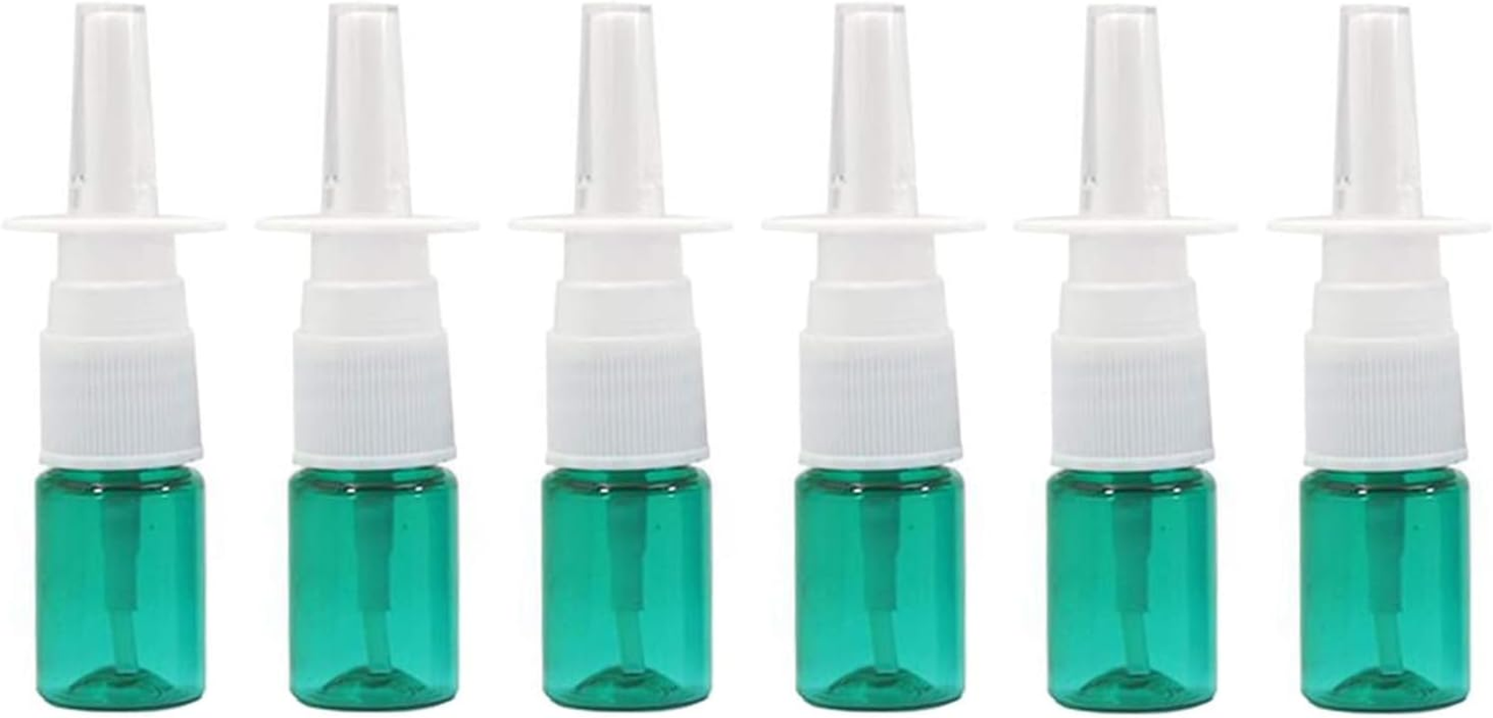 12Pcs Mini Plastic Nasal Spray Bottles - 5Ml Fine Mist Sprayers Atomizers Cosmetic Perfume Makeup Water Storage Holder Container Portable Empty Refillable(Blue)