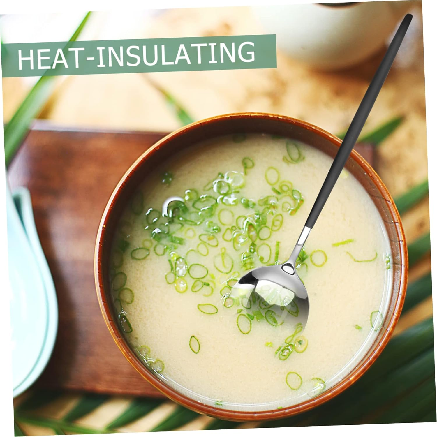 Dinner Set Fork Storage Case outside Picnic Tableware Travel Chopsticks Spoon Picnic Reusable Flatware Convenient Cutlery Bag Spoon and Black Stainless Steel image number 2