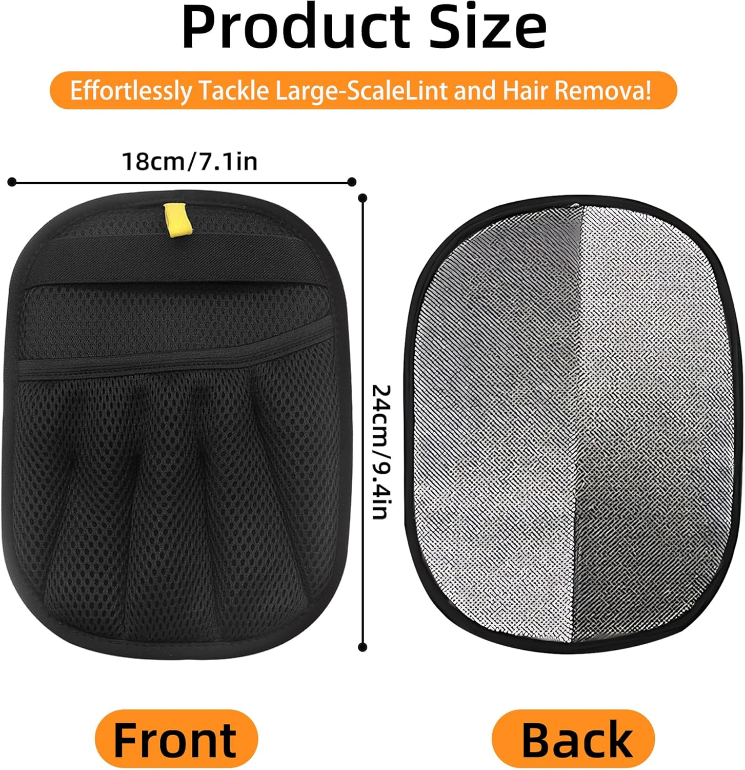 2 PCS Pet Hair Remover, 5-Finger Pet Hair Remover Glove, Reusable Double-Sided Electrostatic Dog Cat Hair Remover Glove for Couch, Furniture, Carpet, Curtain, Clothes Upgraded Animal Fur Removal Tool image number 4