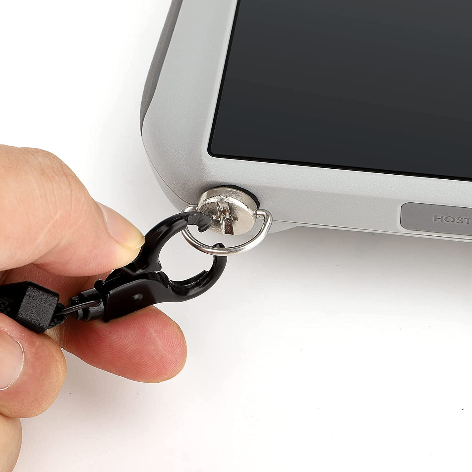 DGBAY PU Leather Lanyard Neck Strap for DJI Mini 4 Pro, Mini 3, Mavic 3 Classic, Air 3, RC Pro Controller Accessories - Adjustable image number 5